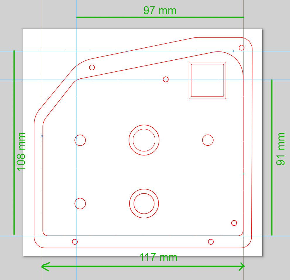 PFD/ND Illumination Panel