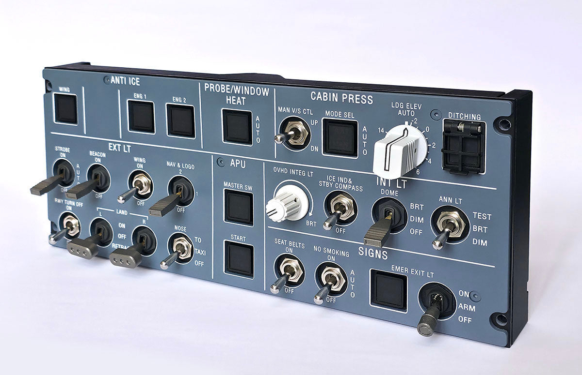 25VU - LIGHTS & ANTI-ICE PANEL (SL3 OVHD Modules Series)