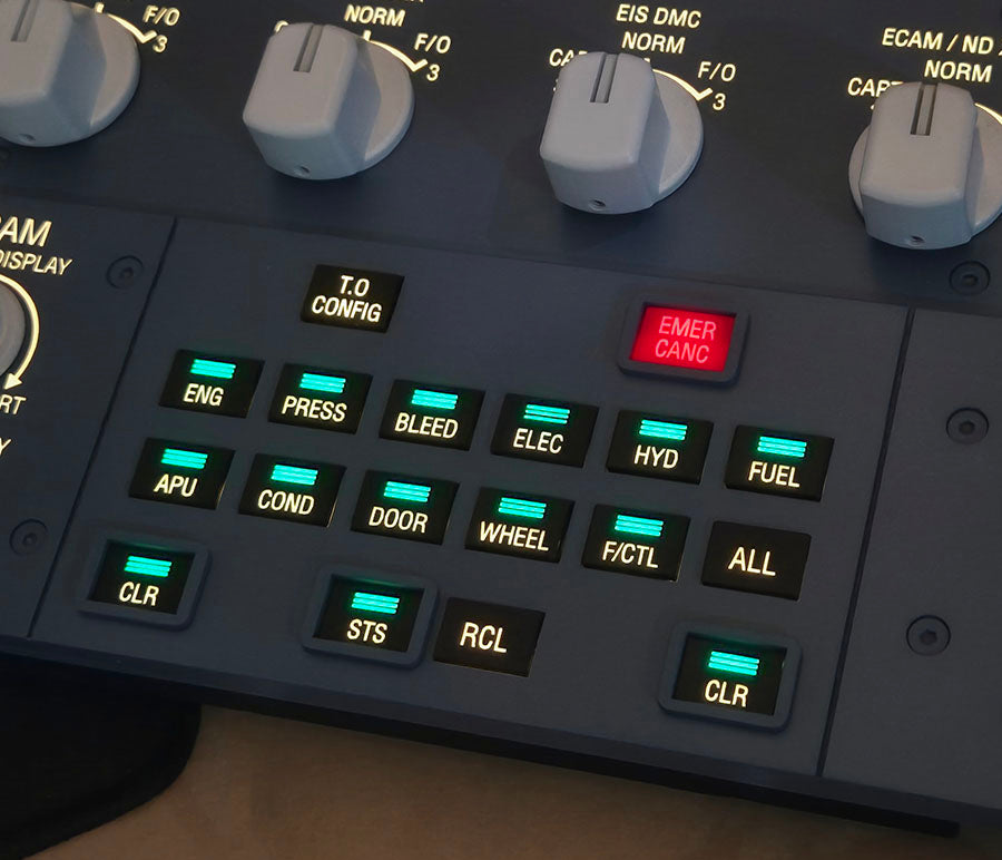 ECAM Control and Switching Panel