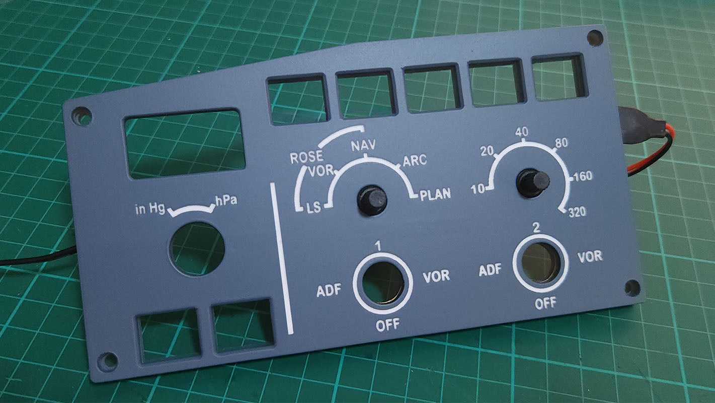 Cockpit External Pre-Backlit A320 Panels. Made-to-order A320 panels for home cockpit use ...
