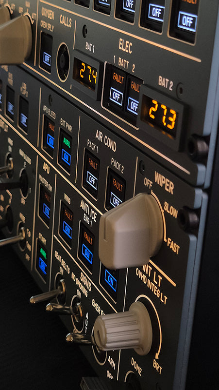 A320 Compact Overhead Panel for Home Flight Simulator – SL3 Simulations