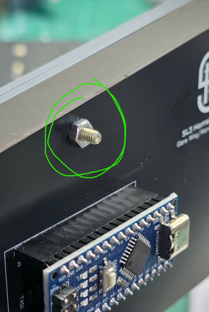 SL3-WW Glare wing/warning panel Hood