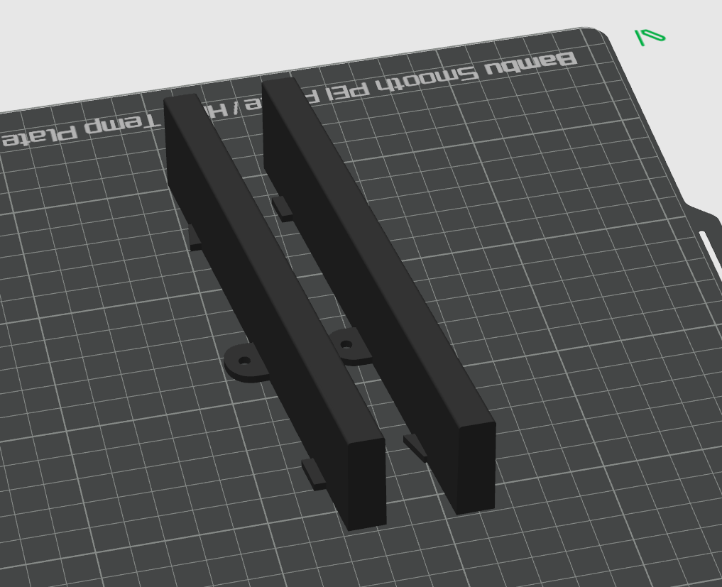 SL3-WW Glare wing/warning panel Hood and support brackets