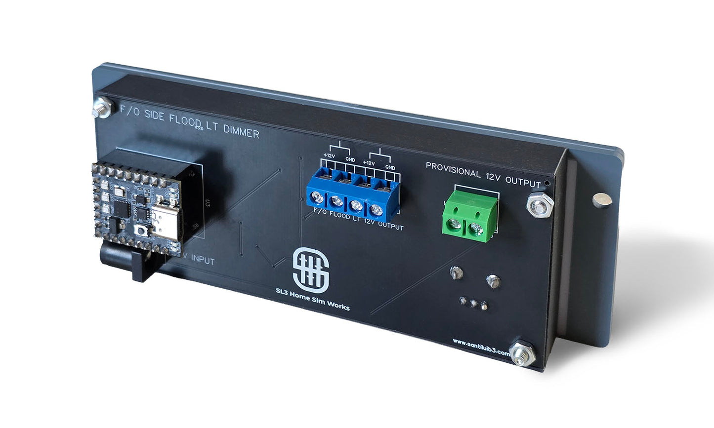 FO Side FLOOD LT Dimmer Panel